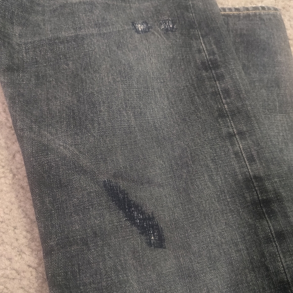 DBL RRL Ralph Lauren Slim Straight Dusty Dark Jns - Picture 15 of 16